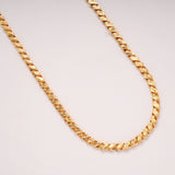 Stylish Lotus Petal Design Golden Chain