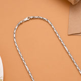 Bullet Bahubali Men's Silver Chain