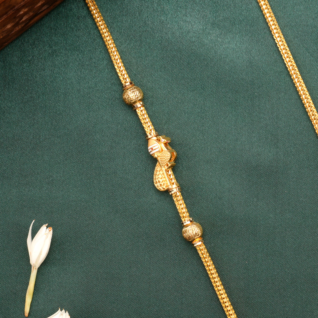 Vel Mayil Gold Mugappu Chain
