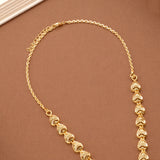 Blossom Floral Casting Golden Necklace Set