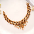 Antique Peacock with Lakshmi Pendant Golden Necklace