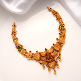 Traditional Lakshmi Coin Golden Necklace