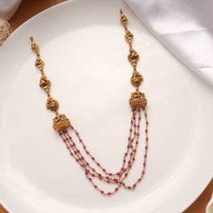 Antique Layered Pink Beads Haram
