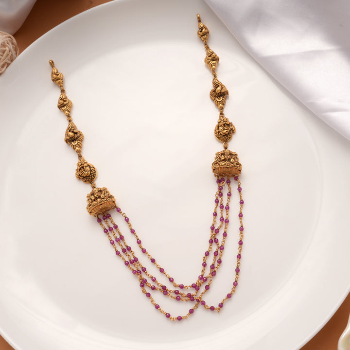 Antique Layered Pink Beads Haram