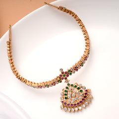 Traditional Colorful Stone Golden Attikai