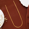 Classic Micro Braid Gold Chain for Women
