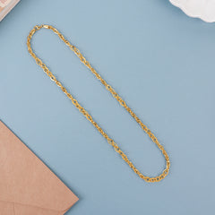 Elegant Gold Double Link Chain