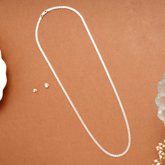 Elite S Pattern Link Silver Men’s Chain