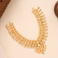 Bridal Wear Mango Kerala Gold Plated Necklace