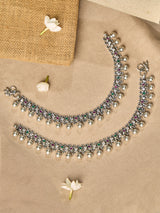Jeweled Whisper Antique Anklet