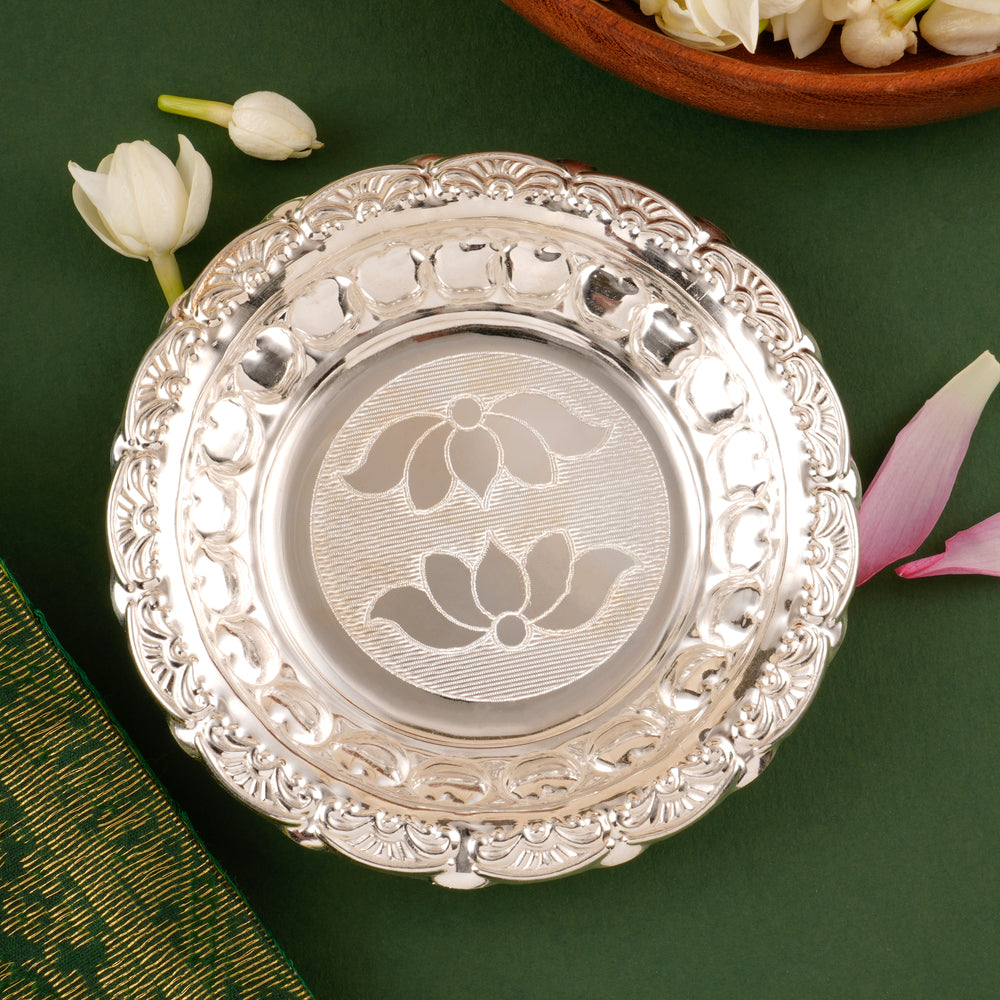 Shiny Finish Silver Plate