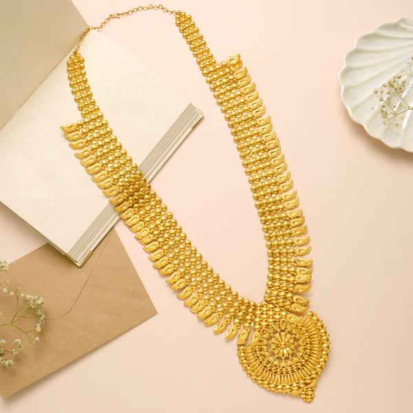 Traditional Mango Kerala Design Gold Haram