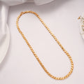 Stylish Lotus Petal Design Golden Chain