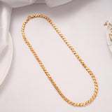 Stylish Lotus Petal Design Golden Chain