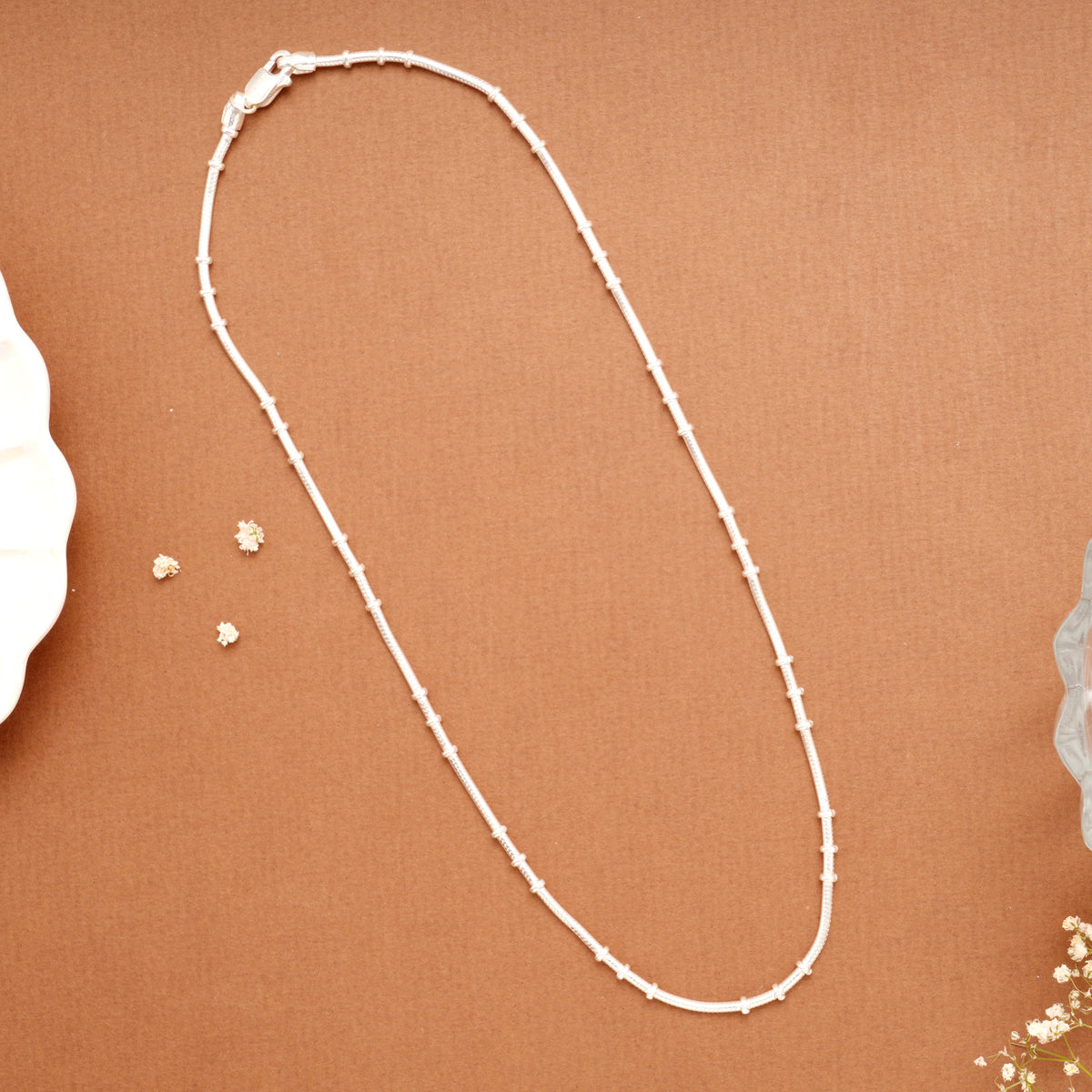 Minimalist Balls Silver Sleek Women’s Chain