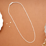 Minimalist Balls Silver Sleek Women’s Chain