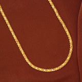 Chunky Textured Link Gold Chain for Women