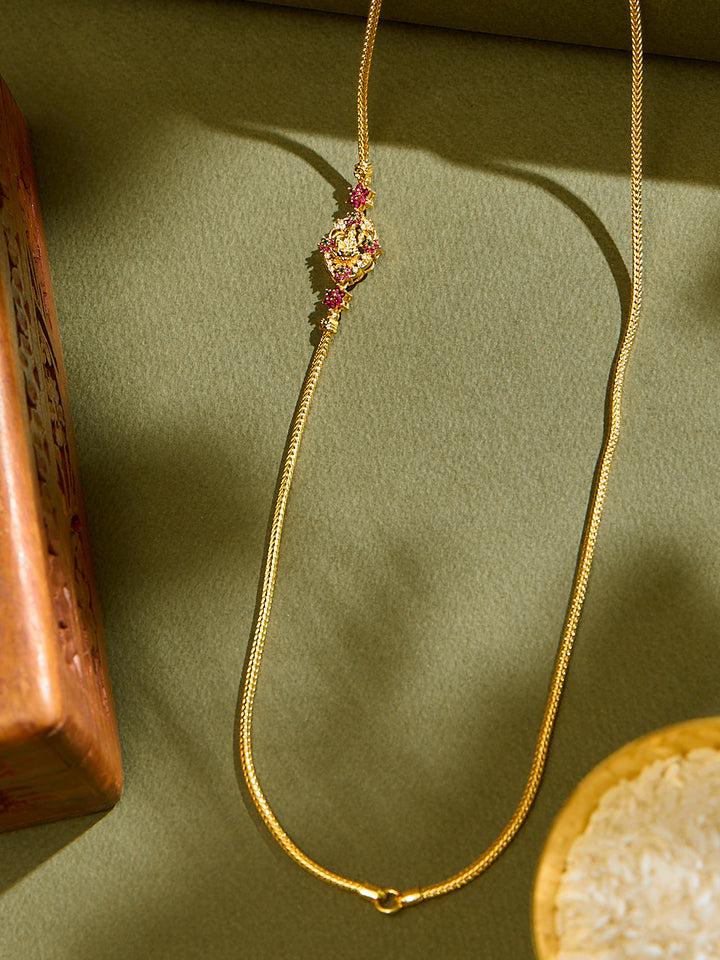 Lakshmi Radiance Sidepiece Mugappu Chain