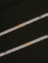Single Arambu Aaradhana Silver Anklet