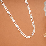 Fancy Figaro Link Silver Men’s Chain