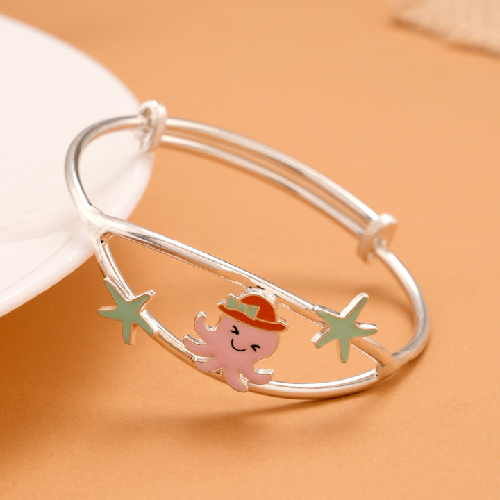 Toddler Star Silver Baby Bangle