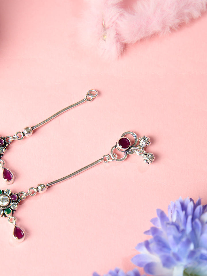 Tricolour Charm Baby Anklet