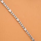 Men Thing Twin Tough Silver Bracelet