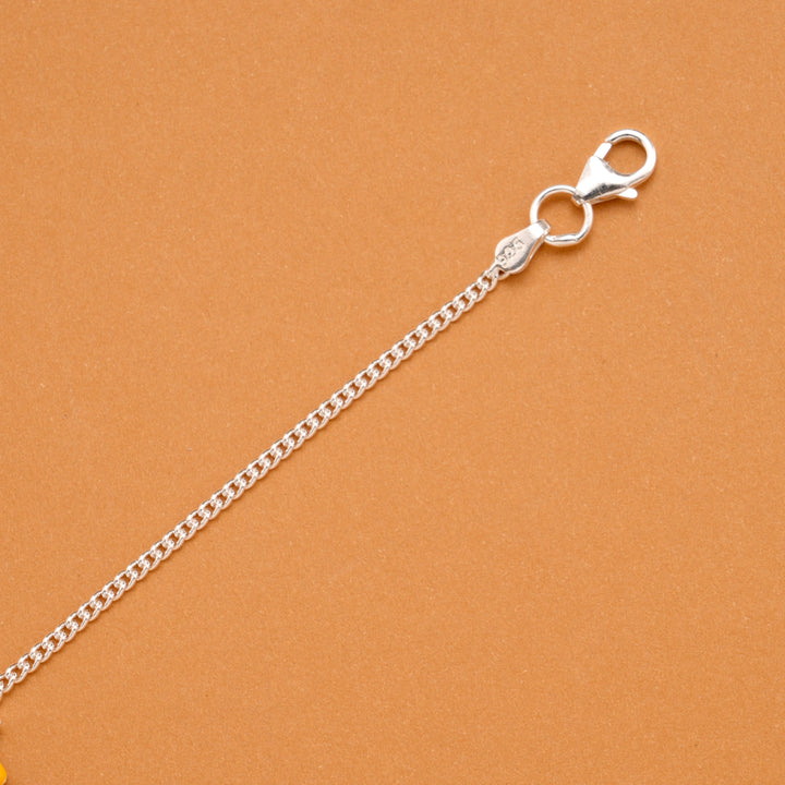 Ice Cream Cup Cake Silver Baby Bracelet