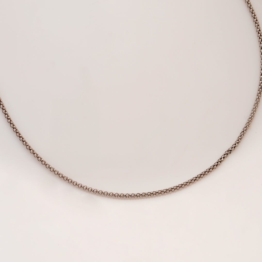 Modern Ball Designed Silver Chain