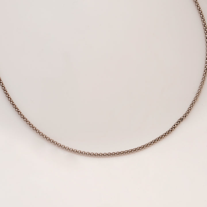 Modern Ball Designed Silver Chain