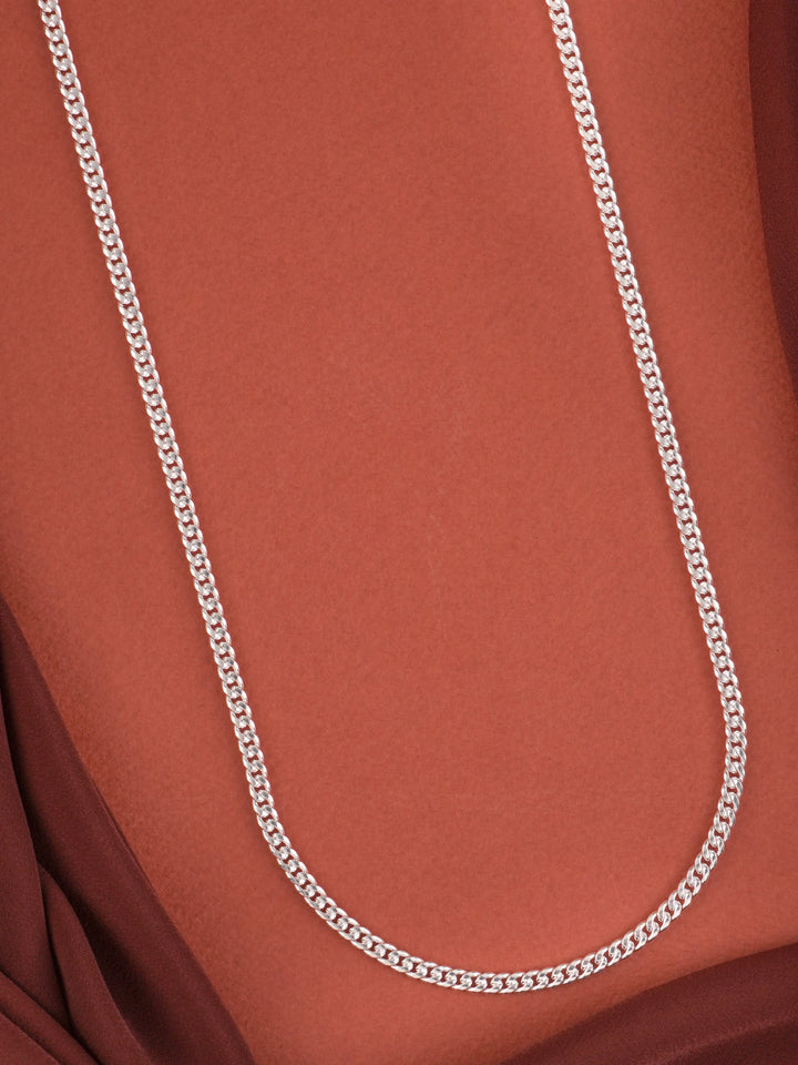 Cuban Link 3mm Silver Chain