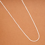 Tiny Silver Balls Link Women’s Chain