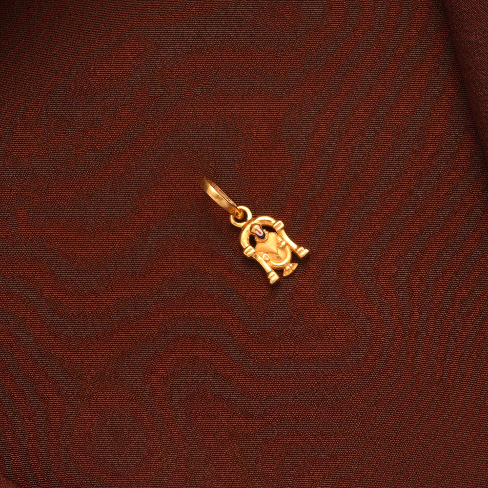 Lord Venkateshwara Gold Pendant