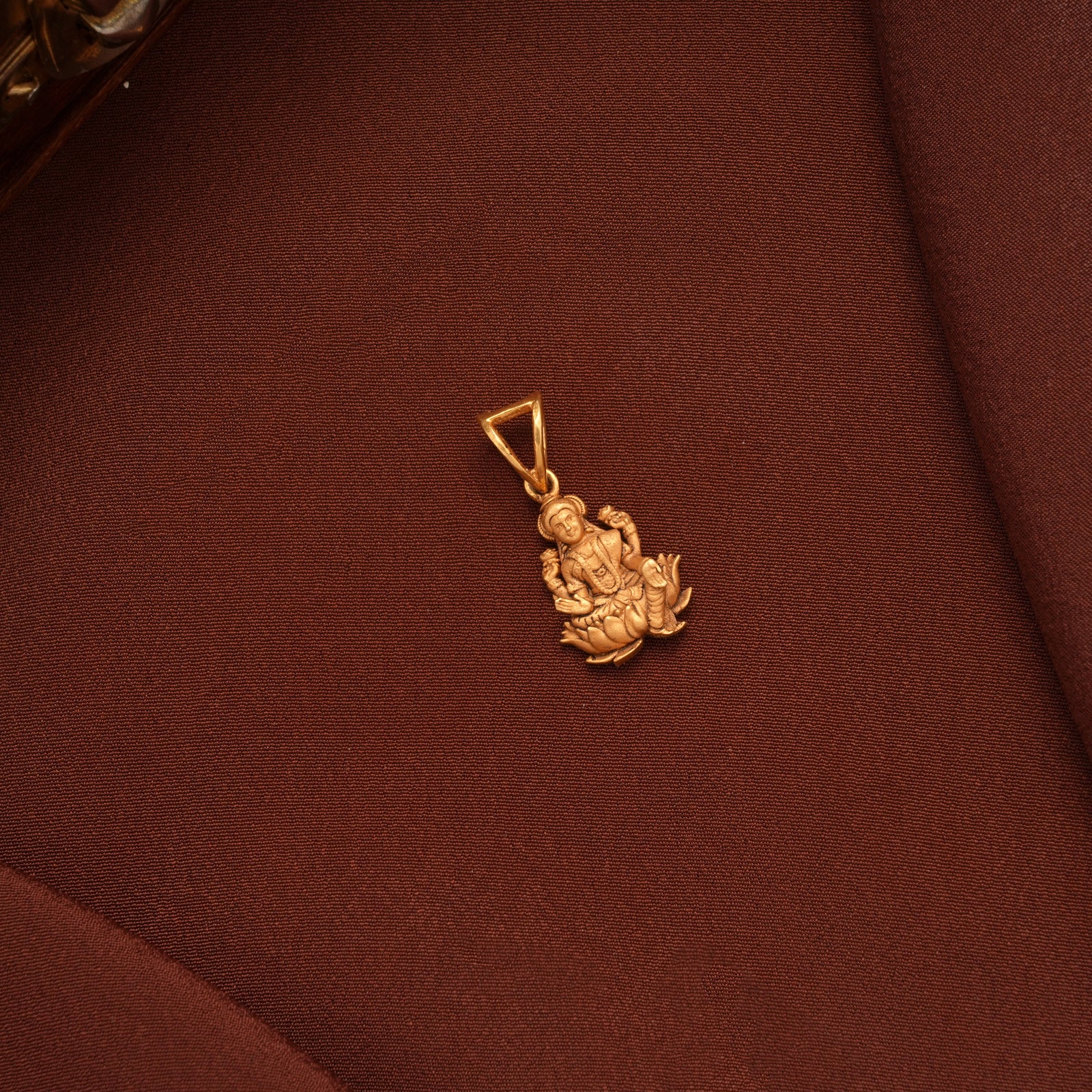 Beautiful Lakshmi Devi Gold Pendant
