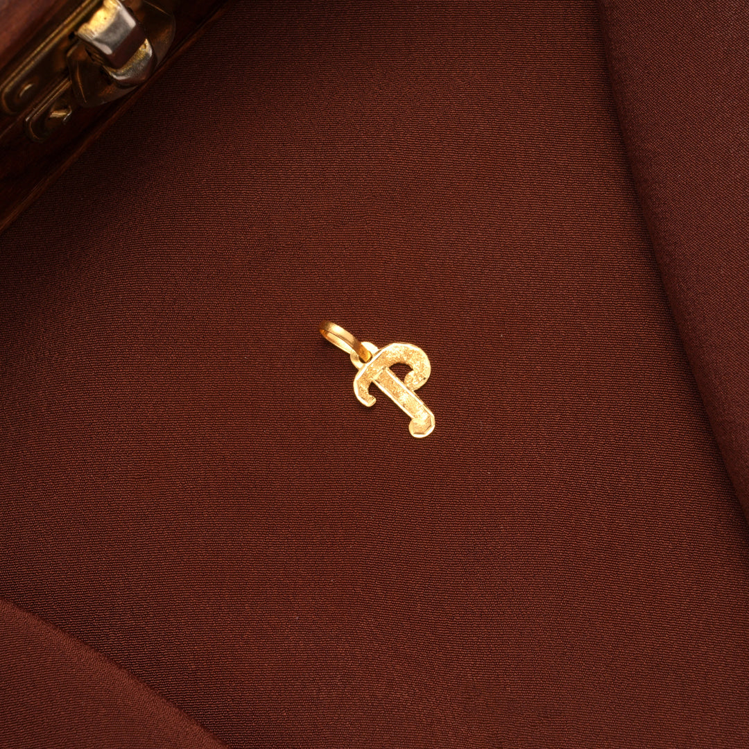 Initial P Gold Pendant