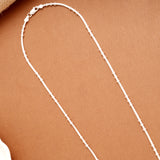 Tiny Silver Balls Link Women’s Chain