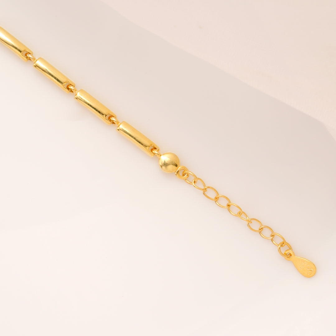 Classic LOVE Letter Bracelet with Heart Charms