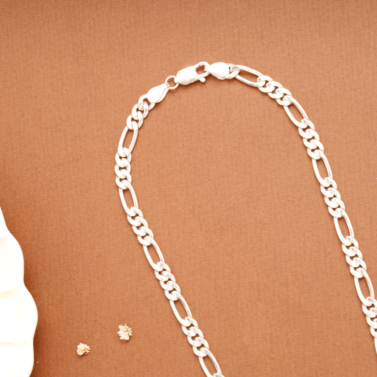 Fancy Figaro Link Silver Men’s Chain