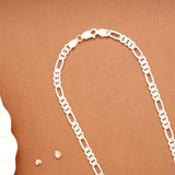 Fancy Figaro Link Silver Men’s Chain
