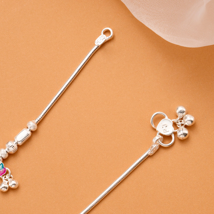 Classic Minimal Beaded Silver Kolusu