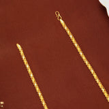 Chunky Textured Link Gold Chain for Women
