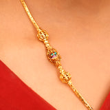 Lotus Lakshmi Golden Mugappu Chain