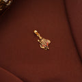 Antique Gold Murugan with Mayil Pendant