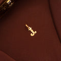 Vintage Style Initial J Gold Pendant