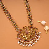Traditional Gold Plated Peacock Haram