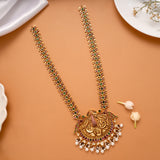 Traditional Gold Plated Peacock Haram