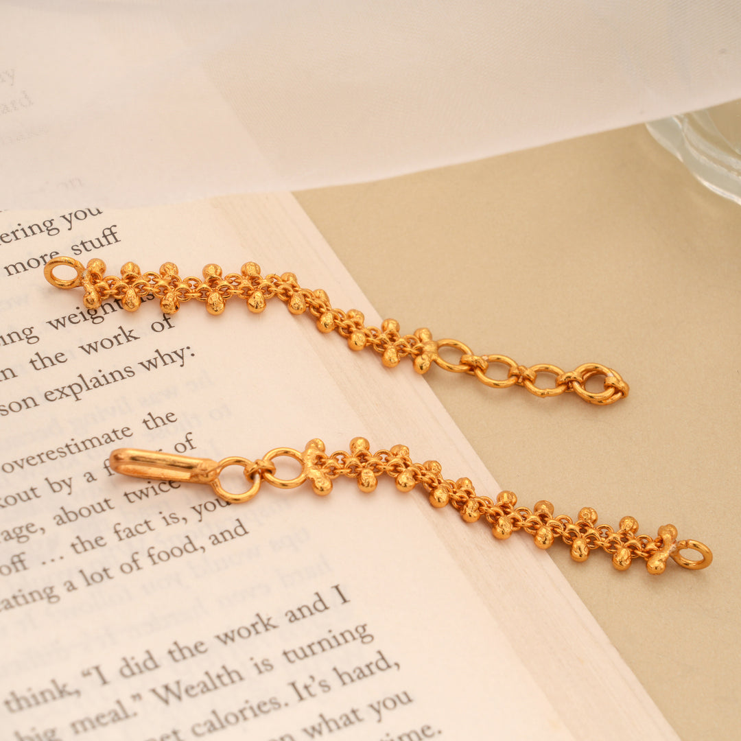 Adjustable Floral Golden Back chain