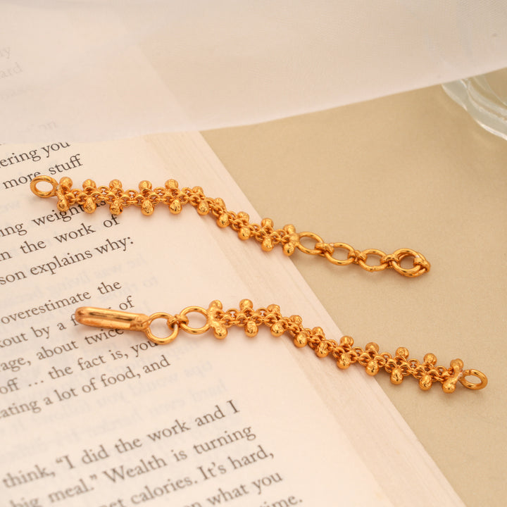Adjustable Floral Golden Back chain