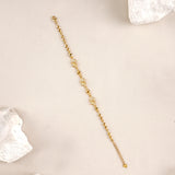 Square Loop Silver Golden Women’s Bracelet