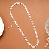 Fancy Figaro Link Silver Men’s Chain